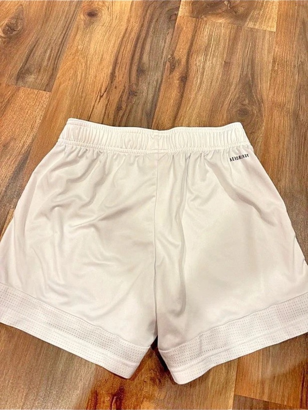 Adidas Women’s White Running Shorts - Picture 2 of 4
